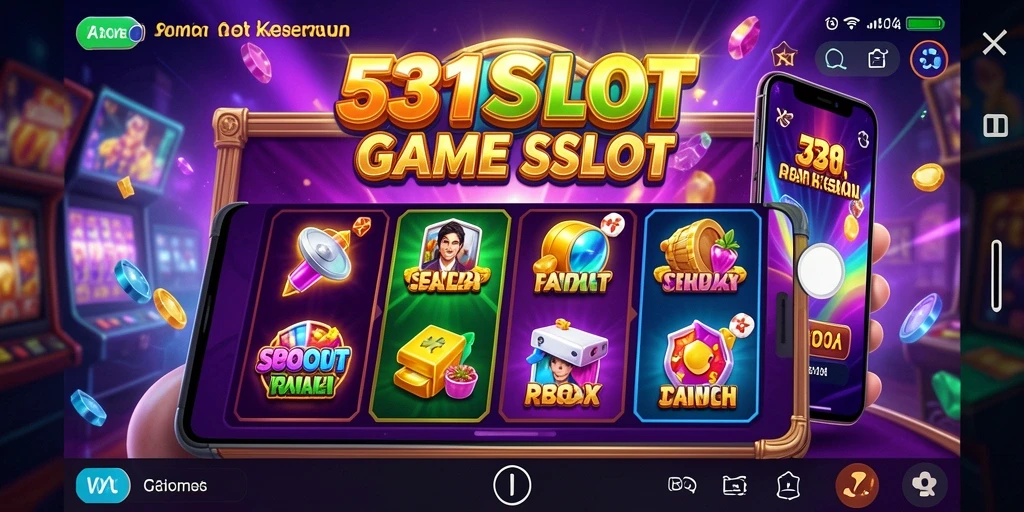 Tampilan gameplay yang menarik dari 531SLOT dengan berbagai tema slot.