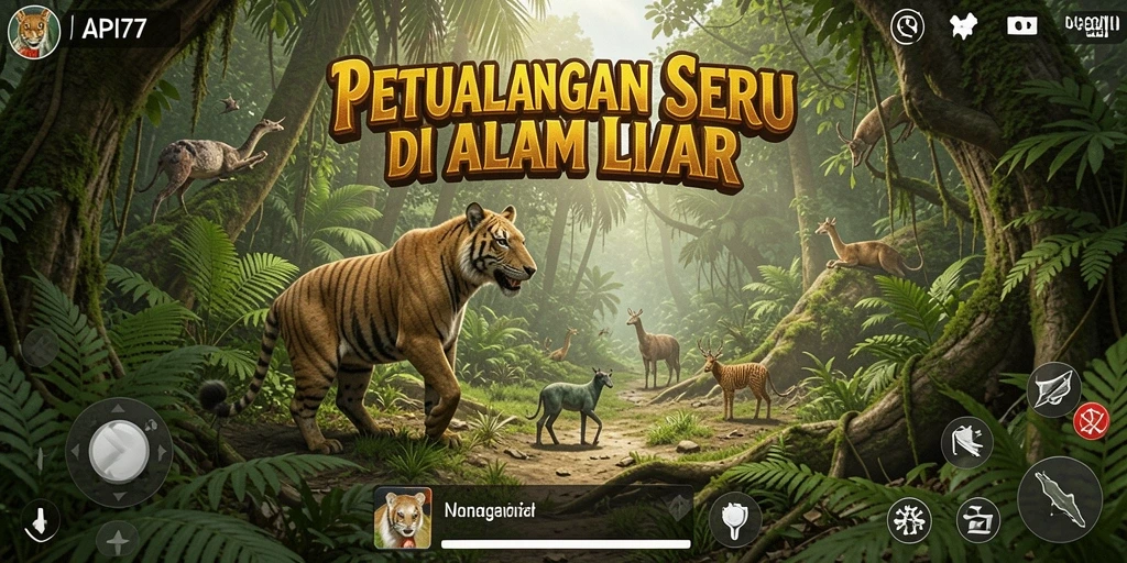 Tampilan gameplay seru dan menantang dari API77.
