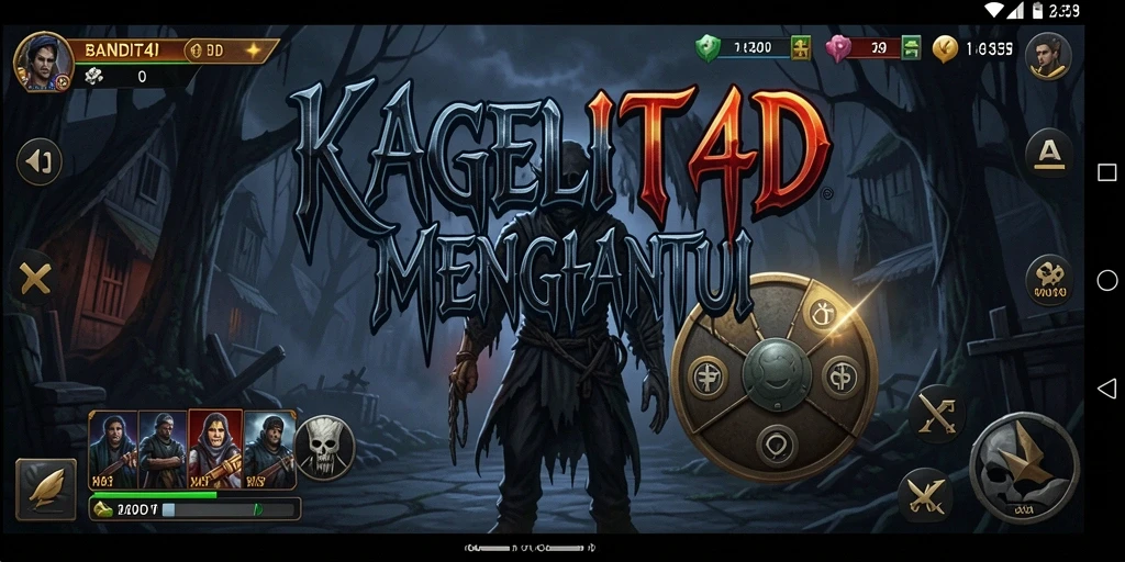 Gameplay menegangkan dalam suasana gelap BANDIT4D.