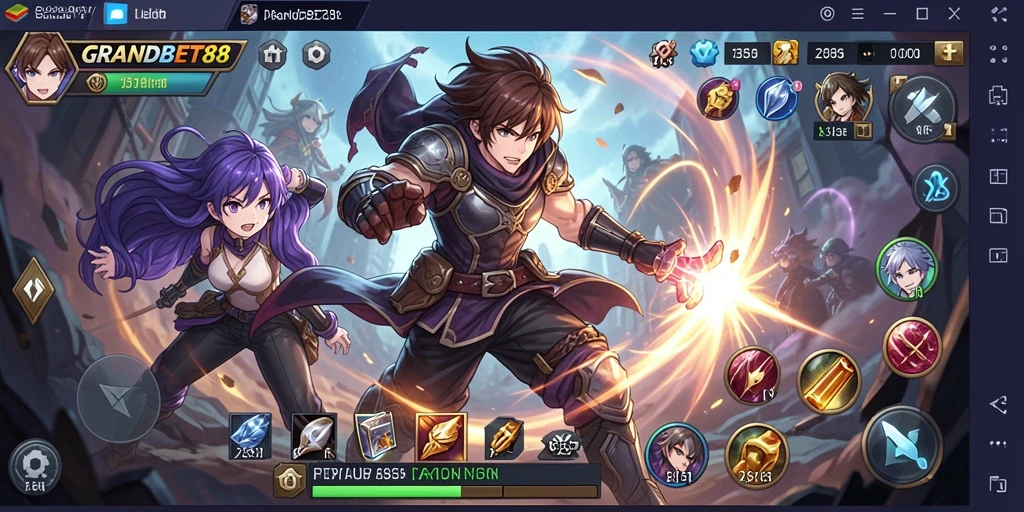 Screenshot menampilkan aksi seru dalam gameplay <strong>GRANDBET88</strong>.