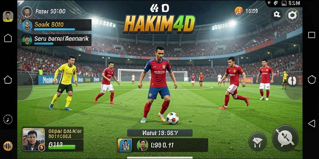 Tampilan gameplay HAKIM4D yang mendebarkan dan penuh aksi.