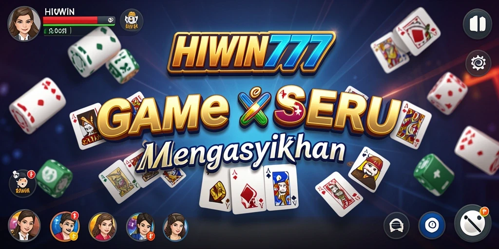 Tampilan gameplay HIWIN777 yang seru saat bermain domino.