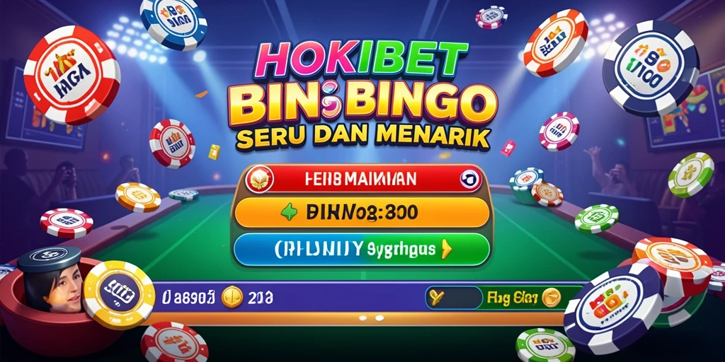 Tampilan gameplay Bingo yang seru di HOKIBET.