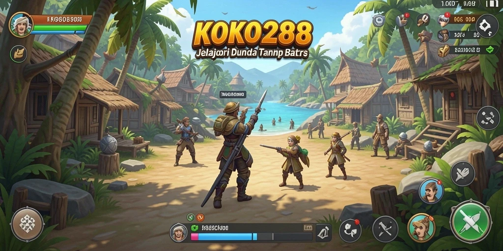Tampilan gameplay menakjubkan dalam dunia terbuka KOKO288.