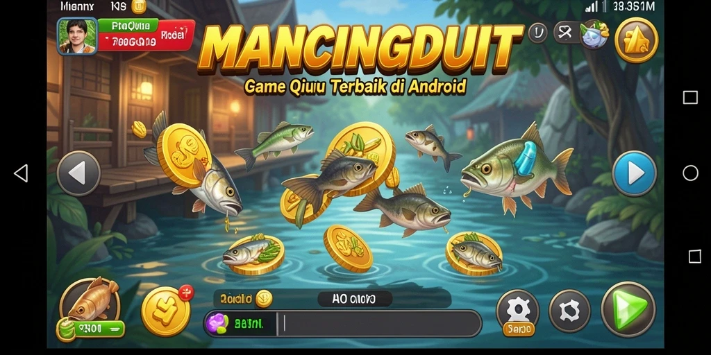 Screenshot gameplay MANCINGDUIT yang penuh aksi QiuQiu.