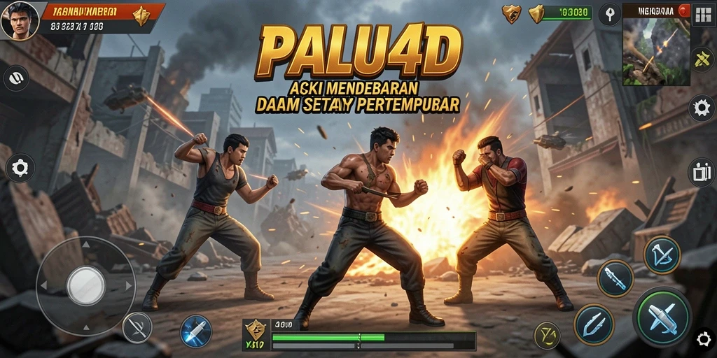 Tampilan seru gameplay PALU4D dengan aksi mendebarkan.