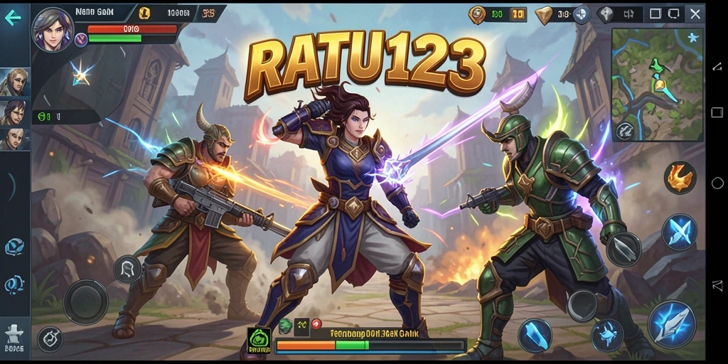Gameplay seru dan klimaks dalam RATU123 saat bertarung.