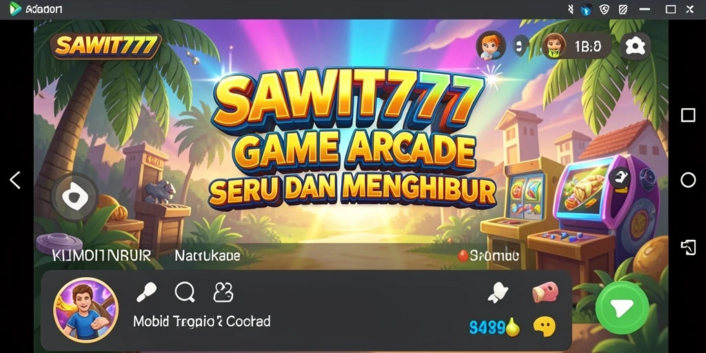 Tangkapan layar gameplay SAWIT777 menunjukkan aksi seru dalam game Arcade.