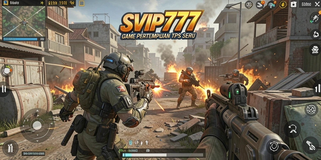 Tampilan gameplay seru di SVIP777 dengan aksi tembak-menembak.