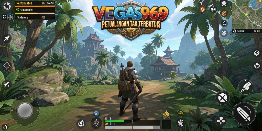 Tampilan gameplay menarik di dunia terbuka VEGAS969.